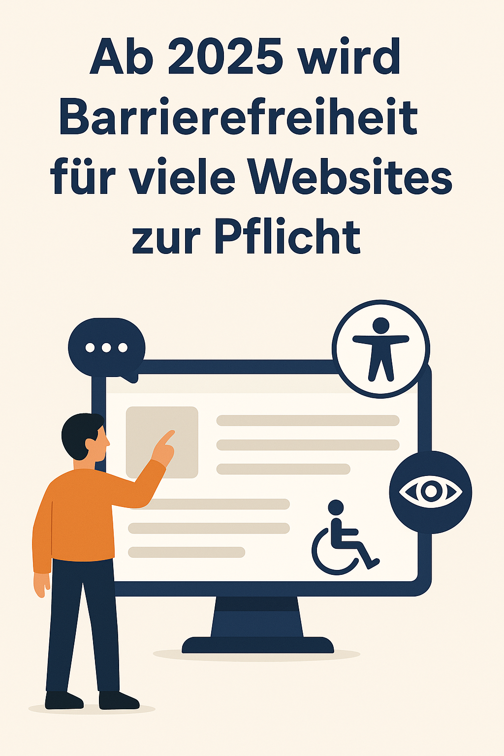 Barrierefreiheit im Web: Technische Umsetzung und kommende Pflichten