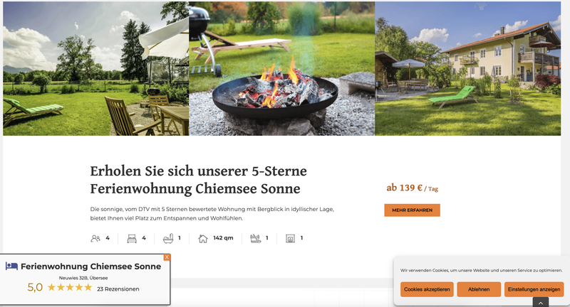 Captura del proyecto Chiemsee-Sonne
