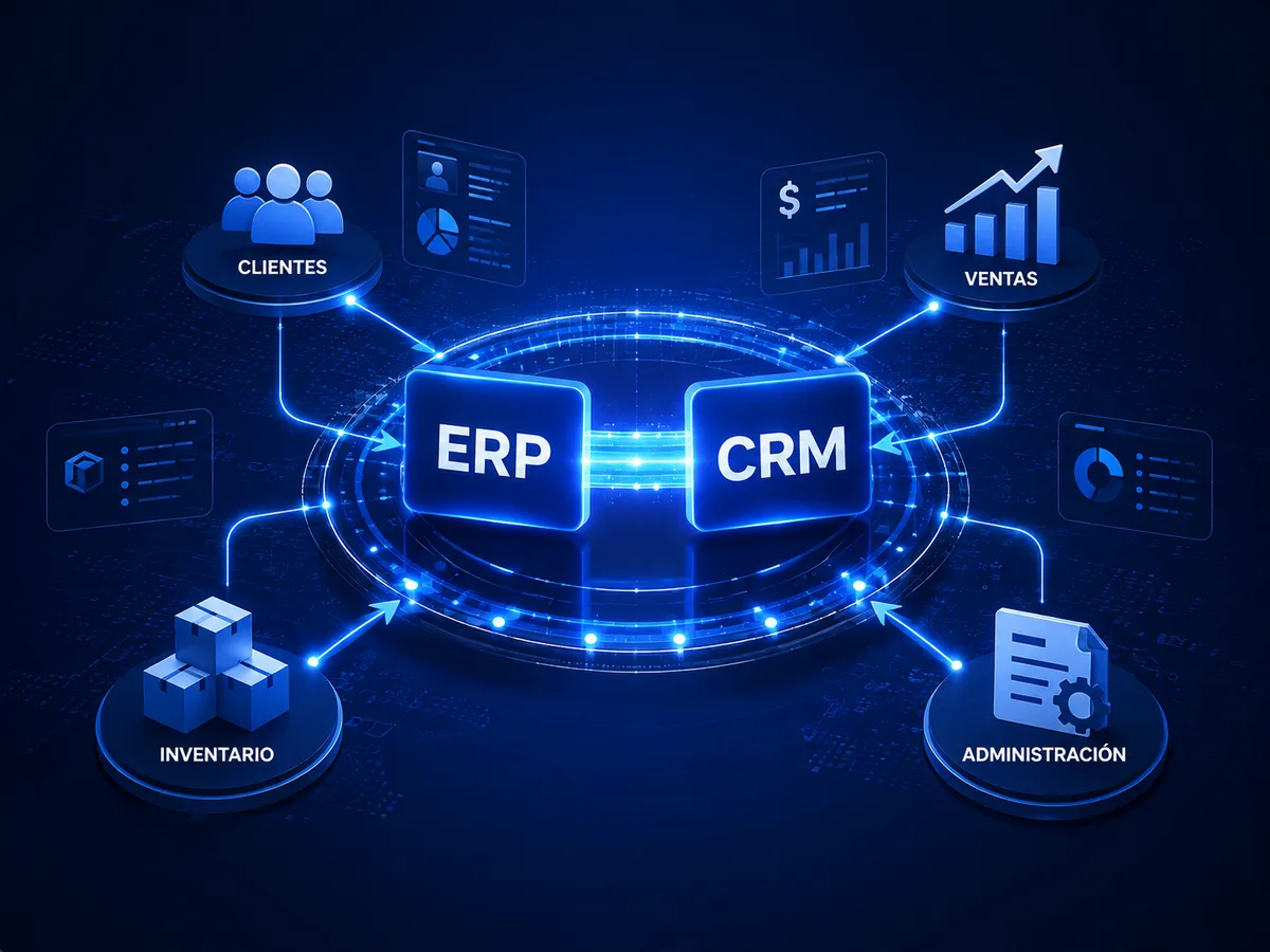 Integración ERP y CRM: cómo conectar ambos sistemas y trabajar con la información siempre sincronizada