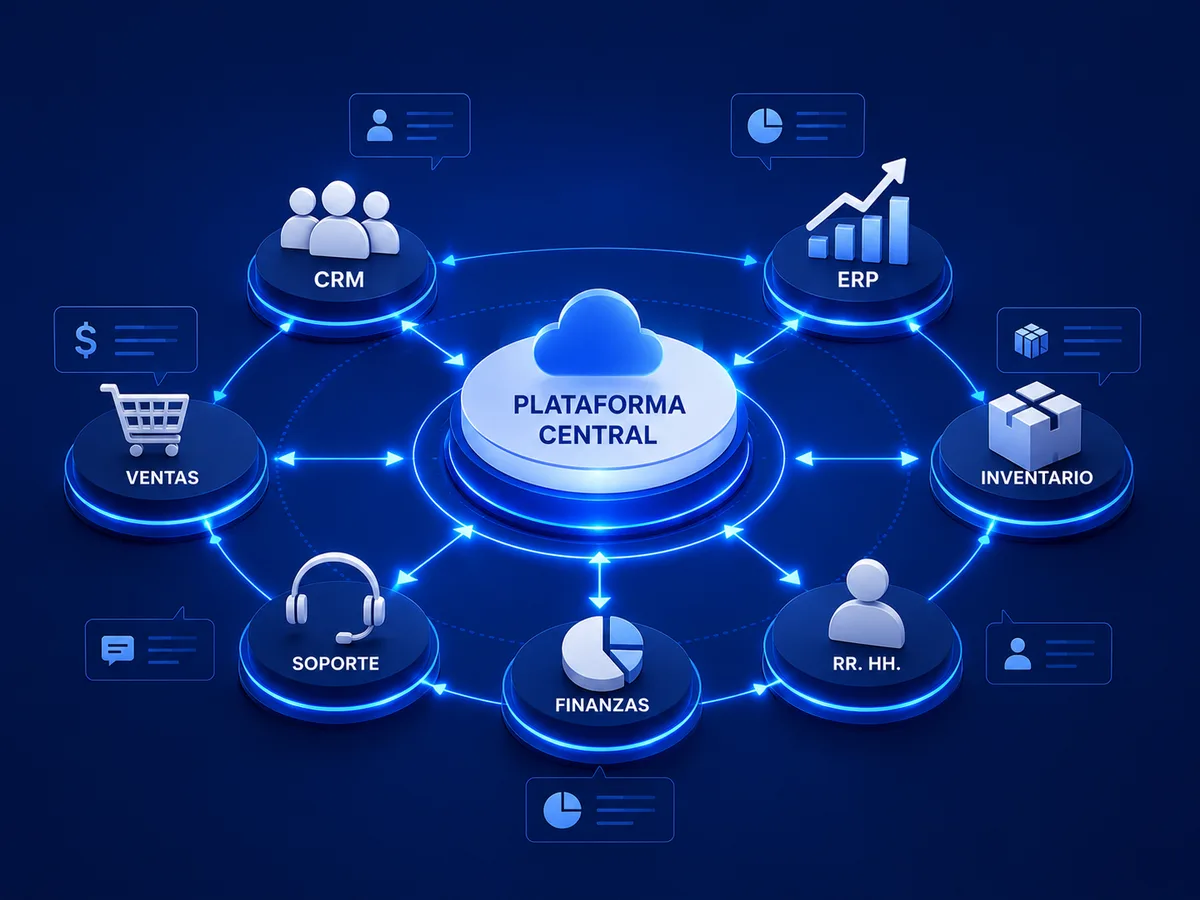 ¿Cuántas herramientas usa tu empresa para hacer el mismo trabajo? Guía para conectarlas y dejar de copiar datos entre sistemas